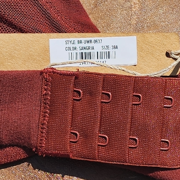 SKIMS COTTON JERSEY T-Shirt Bra/Sangria/38A, 40B/ NWT - Picture 8 of 15